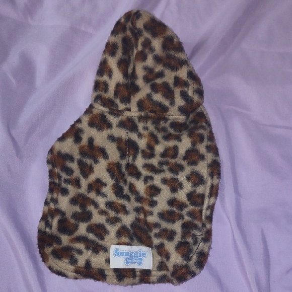 Other - Brown and Tan Dog Clothing with Leopard Print